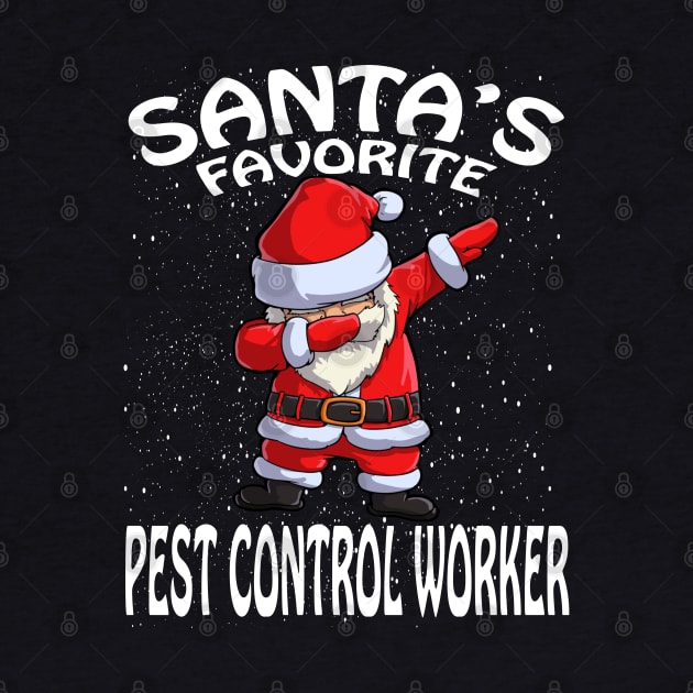Santas Favorite Pest Control Worker Christmas by intelus